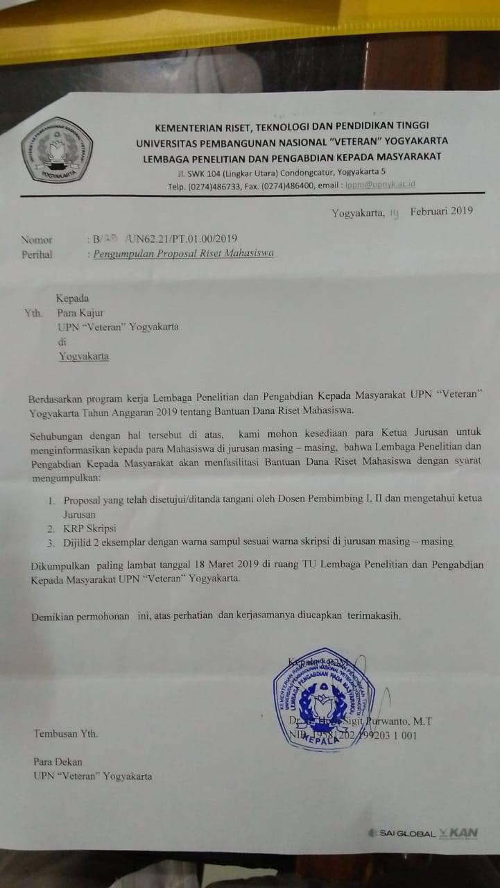 Program Studi Teknik Lingkungan